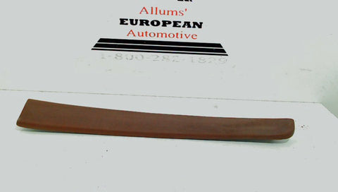 Mercedes W116 left rear door pillar molding brown