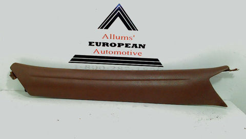 Mercedes W116 right front A pillar molding brown