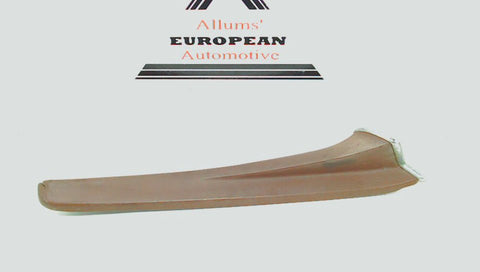 Mercedes W116 left front door pillar molding brown