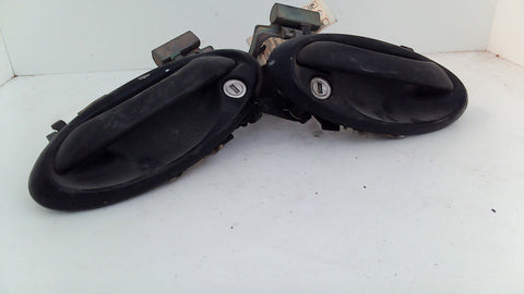 Saab 900 / 9-3 94-02 Outer Door Handle, Trunk Latch Set w/key #08  (USED)