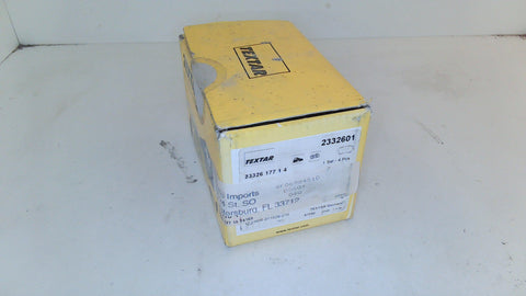 Vintage Volkswagen Brake Pads 4F0698451D 8E0698151C TEXTAR (NEW)