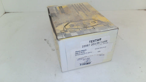Volkswagen Brake Pads 1K0698151E 1C0698151K TEXTAR (NEW)