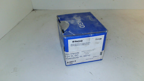 Mercedes Brake Pads 0024205120 0054201820 PAGID (NEW)