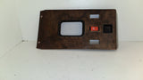 Mercedes R107 W107 560SL 86-89 Wood Shifter Console Plate #110 (USED)
