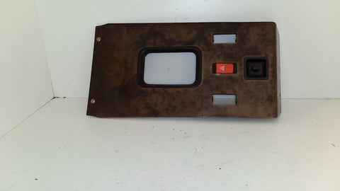 Mercedes R107 W107 560SL 86-89 Wood Shifter Console Plate #110 (USED)