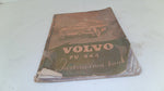 Vintage Volvo PV444 Owners Manual (Circa 1958 USED)