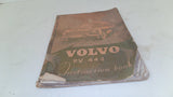 Vintage Volvo PV444 Owners Manual (Circa 1958 USED)
