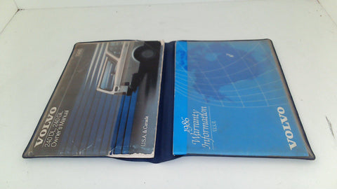 Vintage Volvo 245 Owners Manual #36 (Circa 1986 USED)