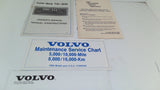 Volvo 760 Wagon Turbo Owner's Manual Records Book w/Sleeve #030 (Circa 1986 USED)