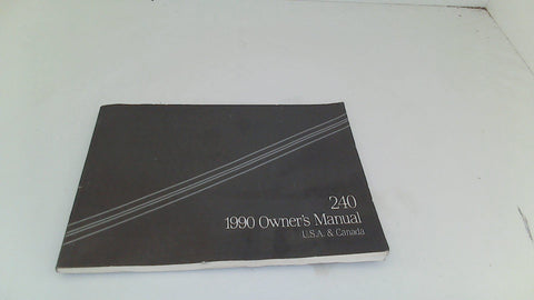 Volvo 240 Owner's Manual #028 (Circa 1990 USED)