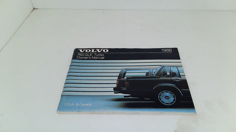 Volvo 760 Wagon Turbo Owner's Manual #027 (Circa 1986 USED)