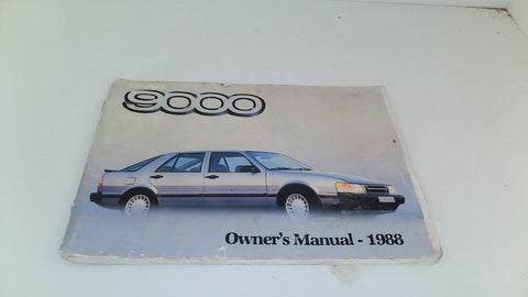 Saab 9000 Owner's Manual #048 (Circa 1988 USED)