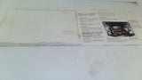Saab 9000 Owner's Manual #048 (Circa 1988 USED)