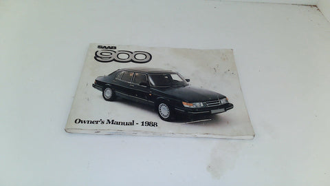 Saab 900 Owner's Manual #047 (Circa 1988 USED)