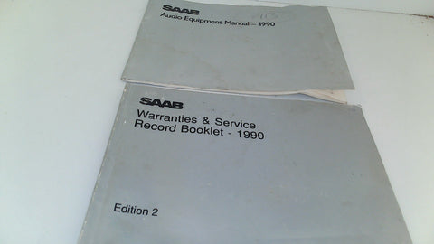 Saab 900 Audio Manual, Service Booklet #111 (Circa 1990 USED)