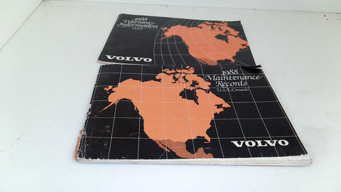 Vintage Volvo 1988 Maintenance/Service Manual #061 (USED)