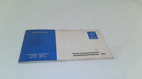 Mercedes 1979's Diesel Owner's Manual (USED)