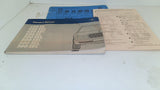 Vintage Mercedes Mid 1980's W126 Owners Manual Radio Cards Roadside Booklet #18 (USED)