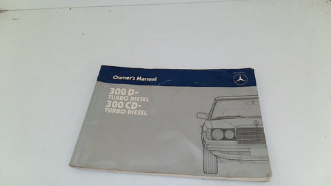 Mercedes Mid 1980's W123 w/Diesel Owner's Manual (USED)