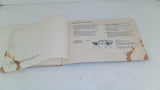 Mercedes Mid 1980's W123 w/Diesel Owner's Manual (USED)
