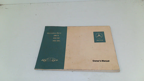 Mercedes Mid 1970's W116 Owner's Manual (USED)