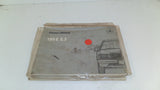 Vintage Mercedes Mid 1980's W201 190E w/2.3 Owner's Manual (USED)