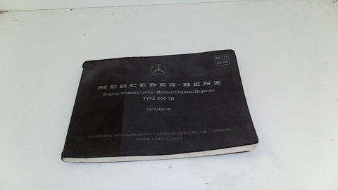 Vintage Mercedes W123 Type 300TD Operation Manual Diagram Catalog A (USED)