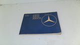Vintage Mercedes W123Diesel Owner's Manual (USED)